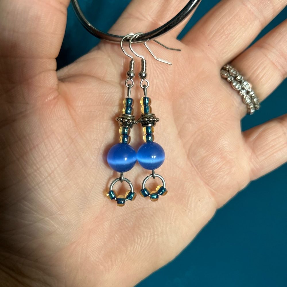 Handmade beaded earrings
